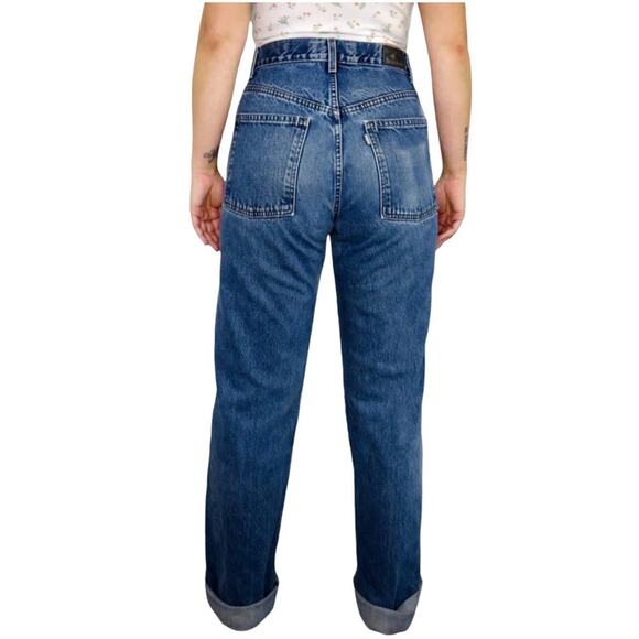 1990s Vintage Levis Silvertab High Rise Straight Leg Mom Jeans 30" - Picture 1 of 5